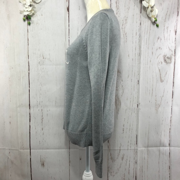 VICTORIA SECRET GRAY PULL OVER SIZE S/P/CH - Picture 4 of 8